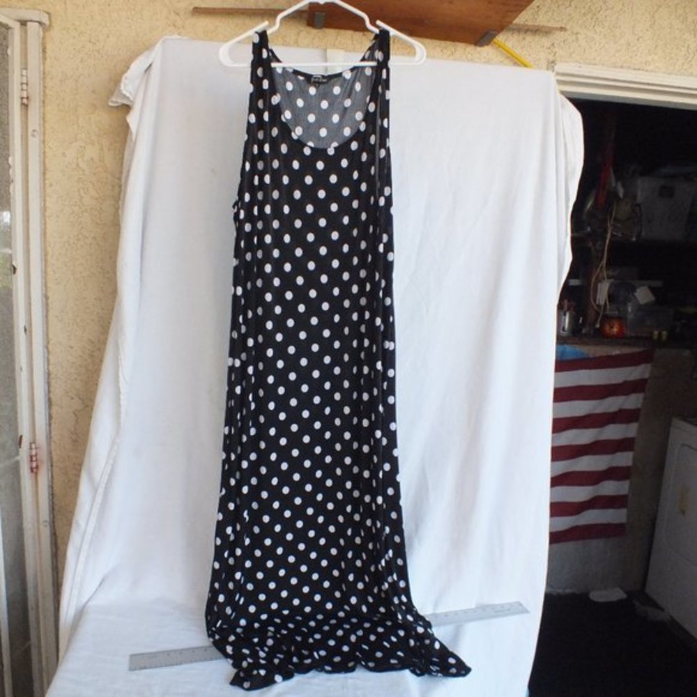 JUST LOVE 3X‎ BLACK WHITE POLKA DOT